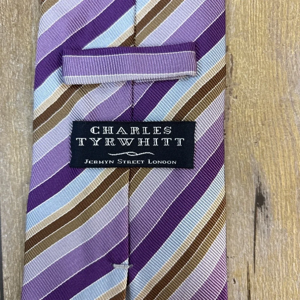 Charles Tyrwhitt Silk Tie Repp Striped